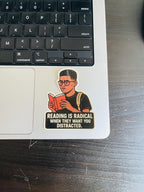 "Reading Is Radical" Sticker - Black Student Empowerment