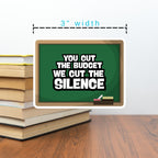 Teacher Protest Sticker