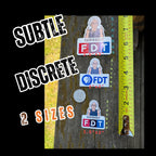 Anti-Trump FDT Sticker: Satirical Leftist Political Humor