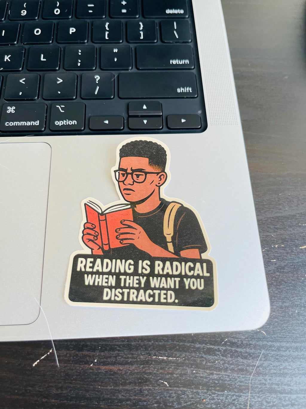 "Reading Is Radical" Sticker - Black Student Empowerment