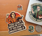 “Study Systems To Expose Their Flaws” Motivational Student Sticker