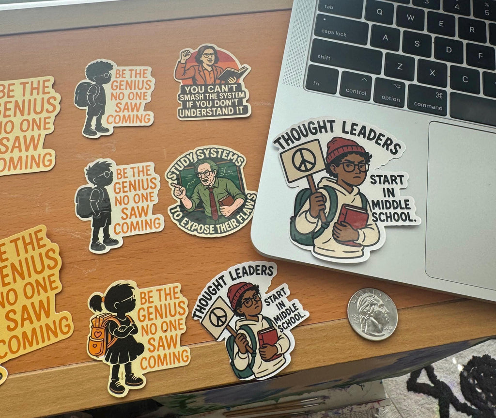 “Study Systems To Expose Their Flaws” Motivational Student Sticker