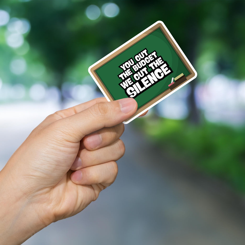 Teacher Protest Sticker