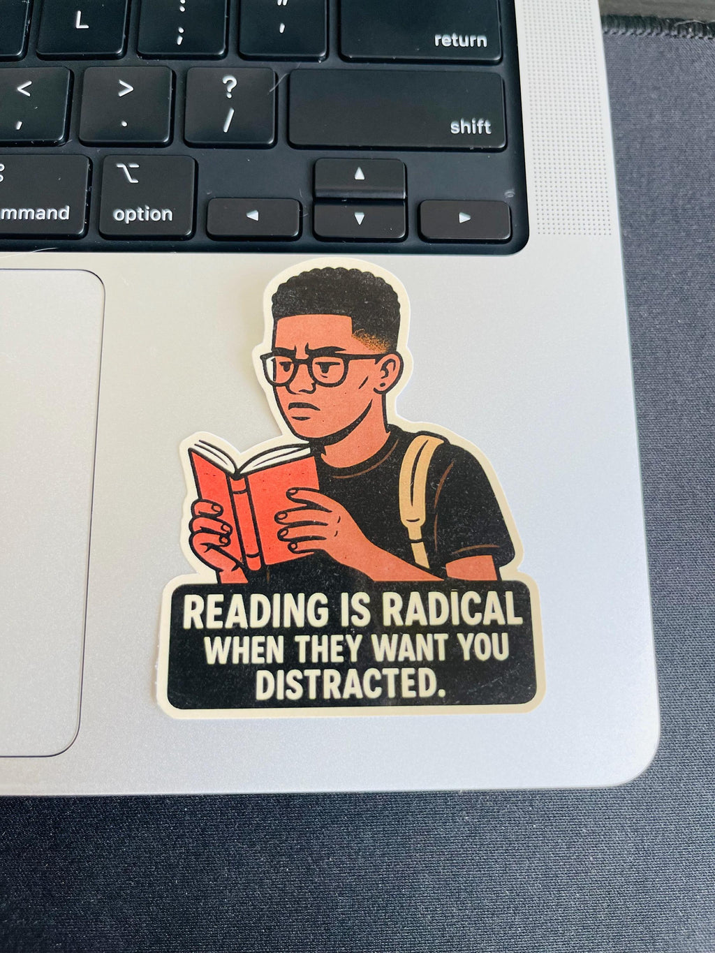 "Reading Is Radical" Sticker - Black Student Empowerment